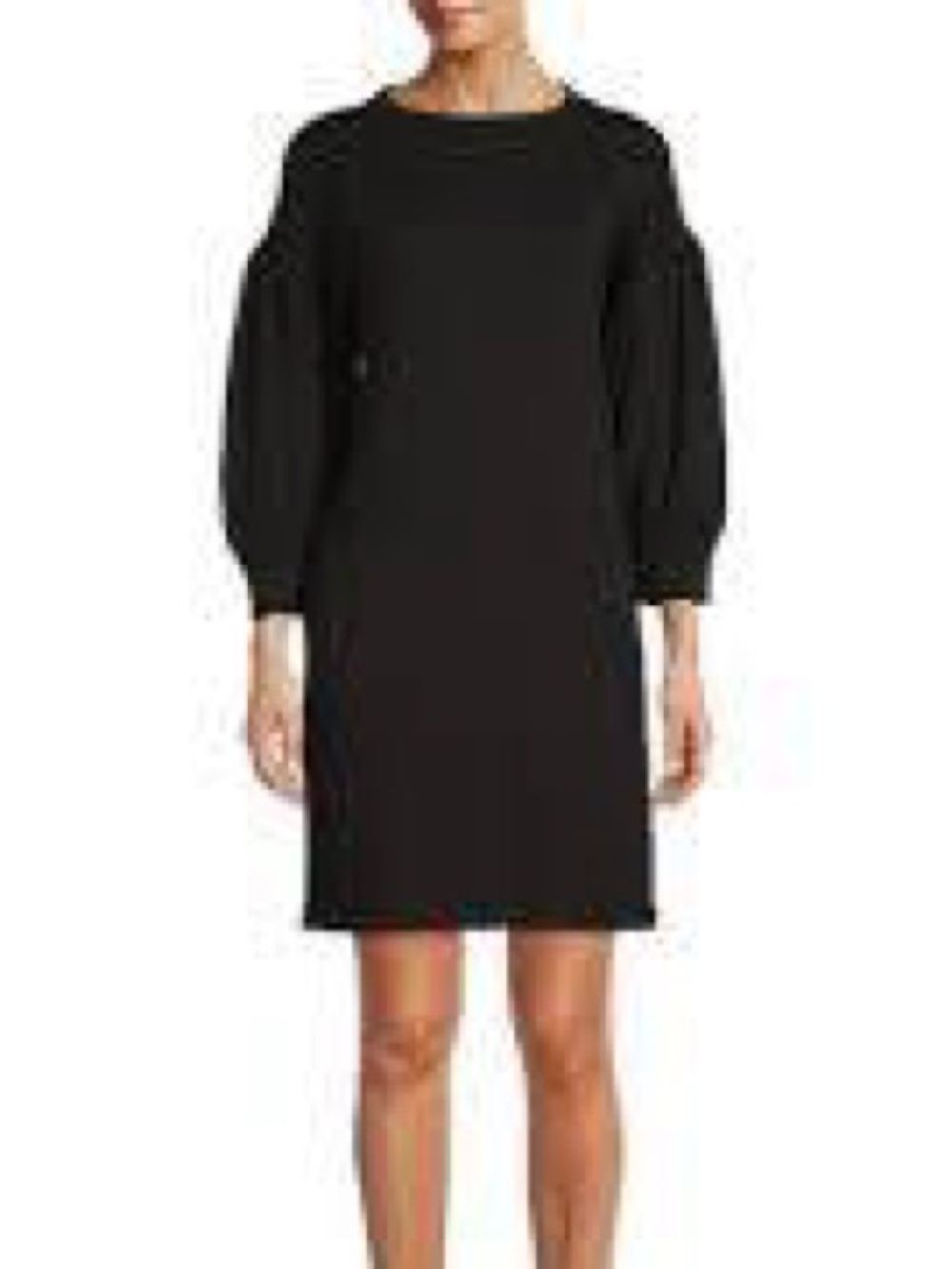 GAP Black Long Sleeve A line Shift Dress